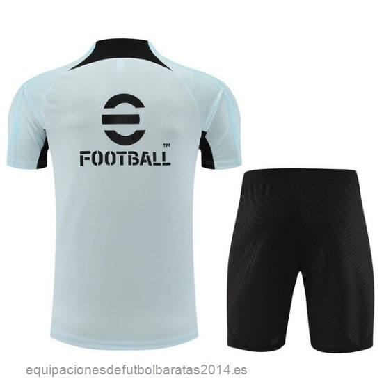 Nuevo Entrenamiento Conjunto Completo Niños Inter Milan 23/24 Azul I Negro Baratas